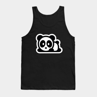 Lazy Panda Bambu Brand Animal Bear Cartoon Anime Bamboo Tank Top